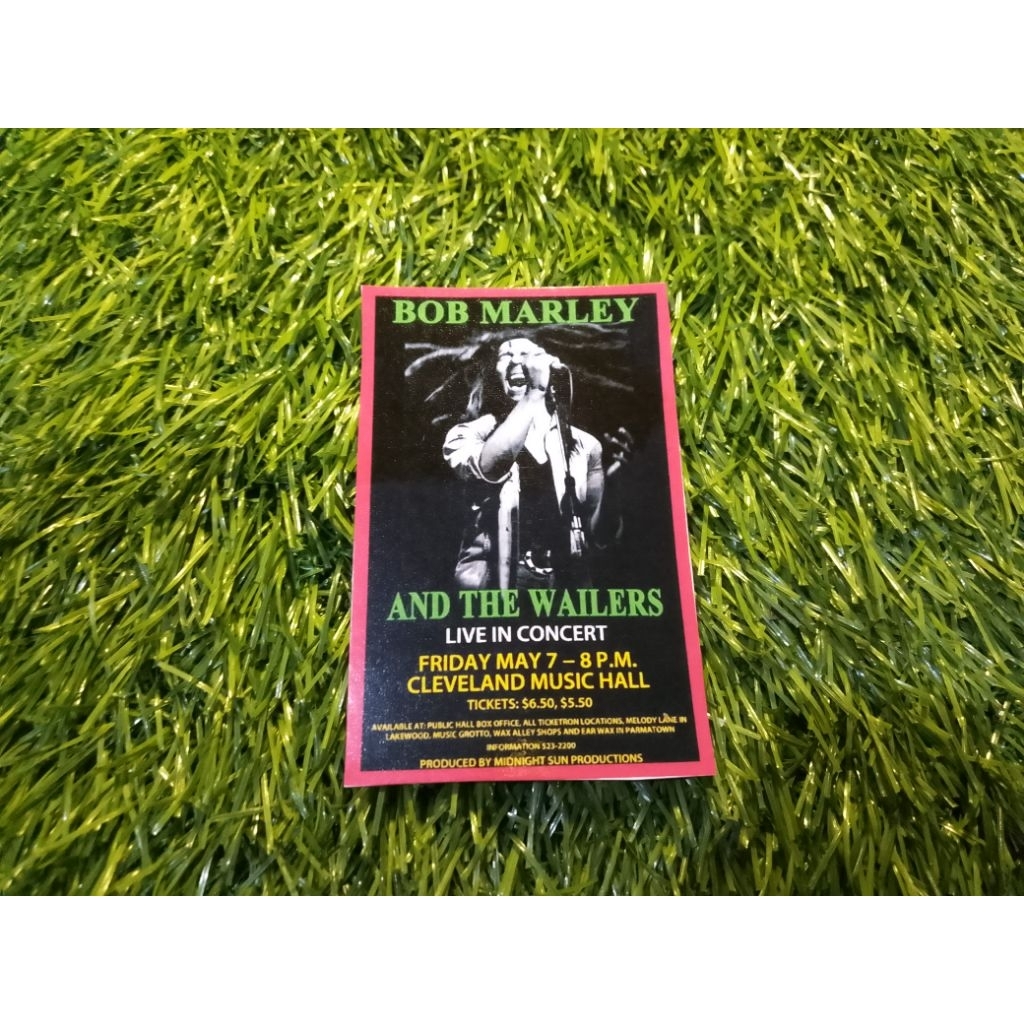 stiker vinyl bob marley