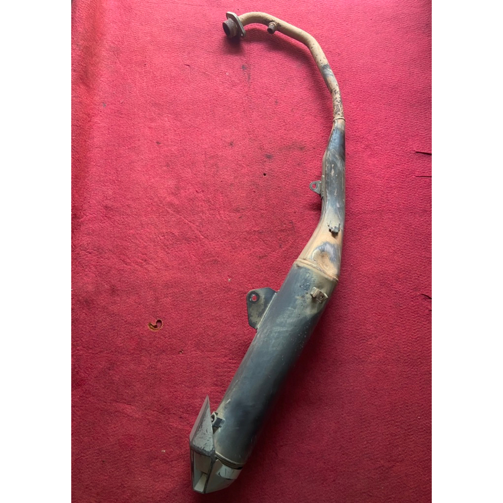 knalpot standar bawaan supra gtr 150 original(minus)