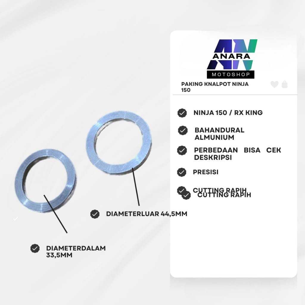 PAKING KNALPOT NINJA R PAKING KNALPOT NINJA RR PAKING KNALPOT RX KING BAHAN DURAL