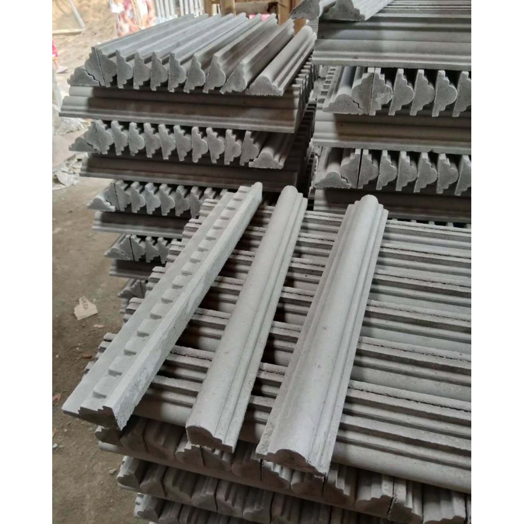 Lis ornamen tenpel, lis beton pagar, lis cantol, lis plang beton, lis beton semen