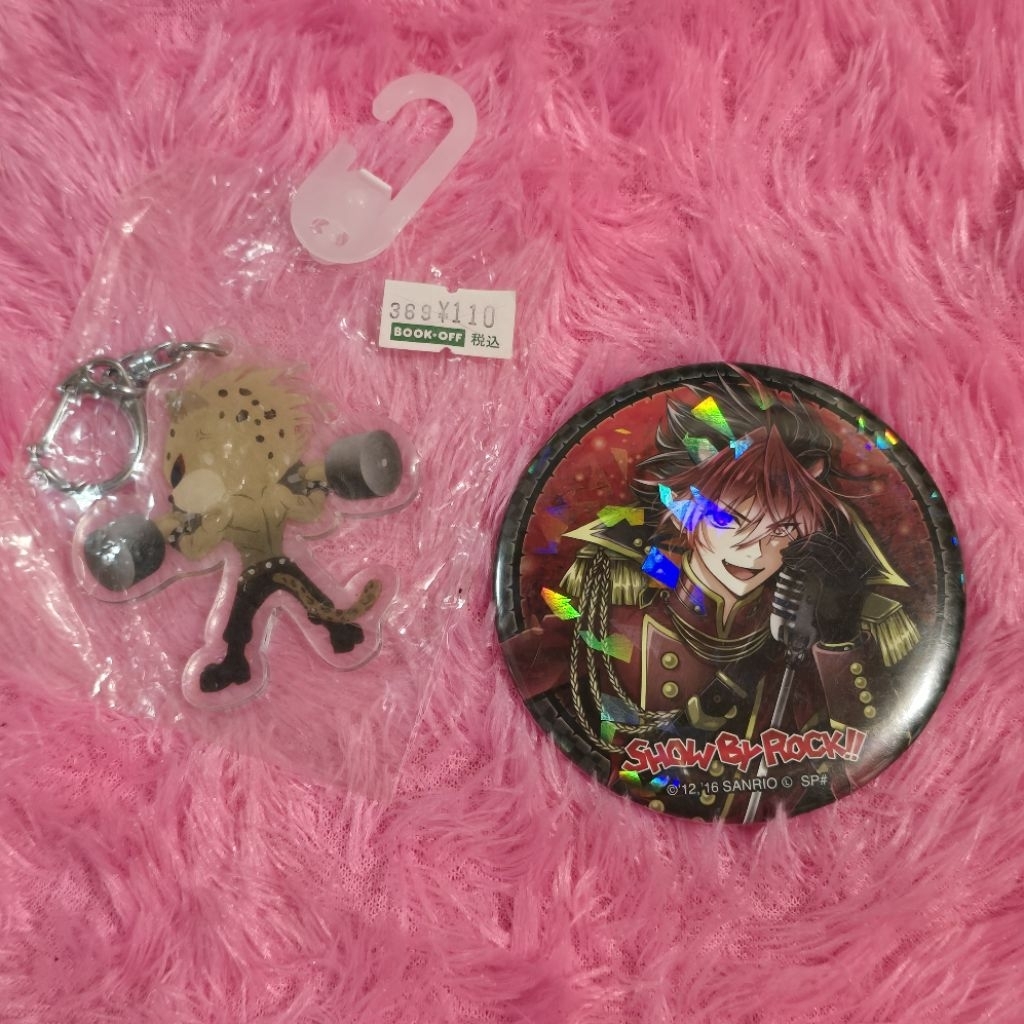 show by rock keychain gantungan kunci acrylic akrilik badge pin official merchandise