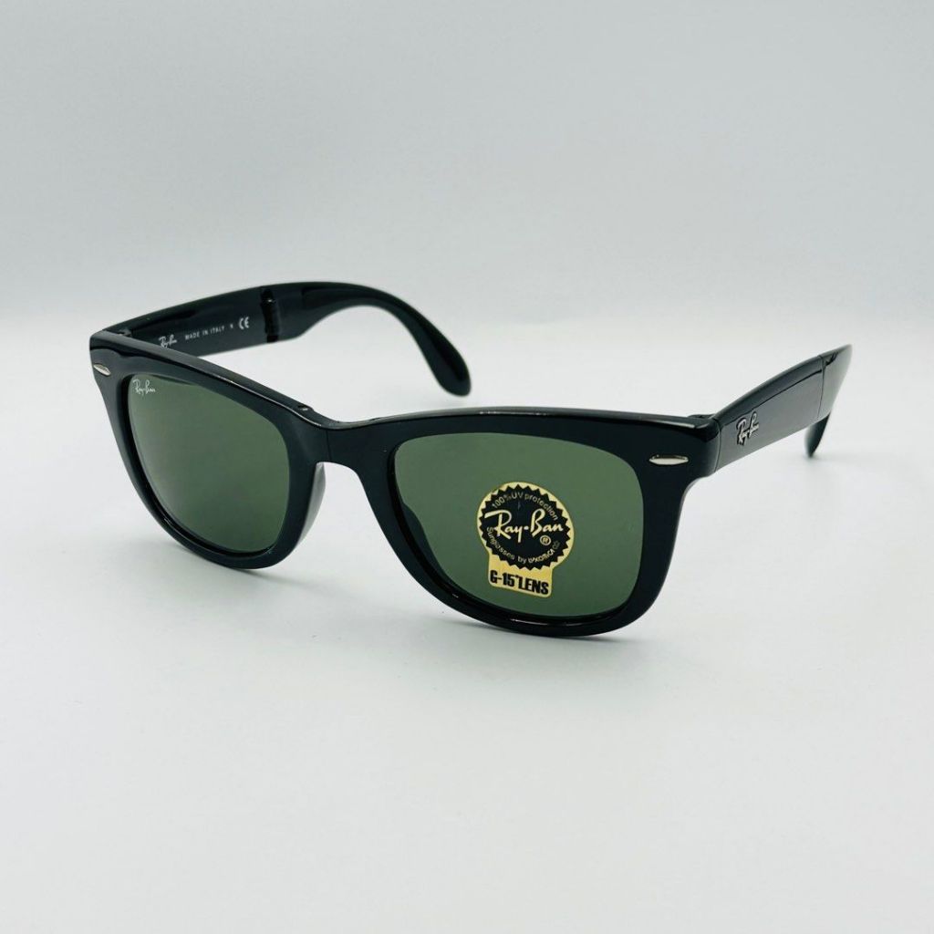 Kacamata Rayban Wayfarer Folding RB4105 601 50 Black Doff Original