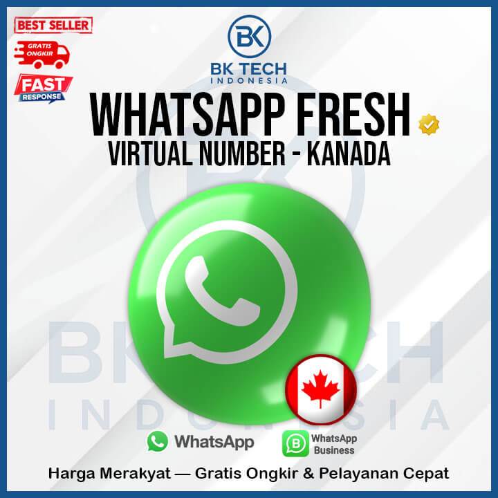 [NEW] Nomor Virtual Canada | Nomor OTP Verifikasi Akun Online | WhatsApp, Telegram, Google, TikTok, 
