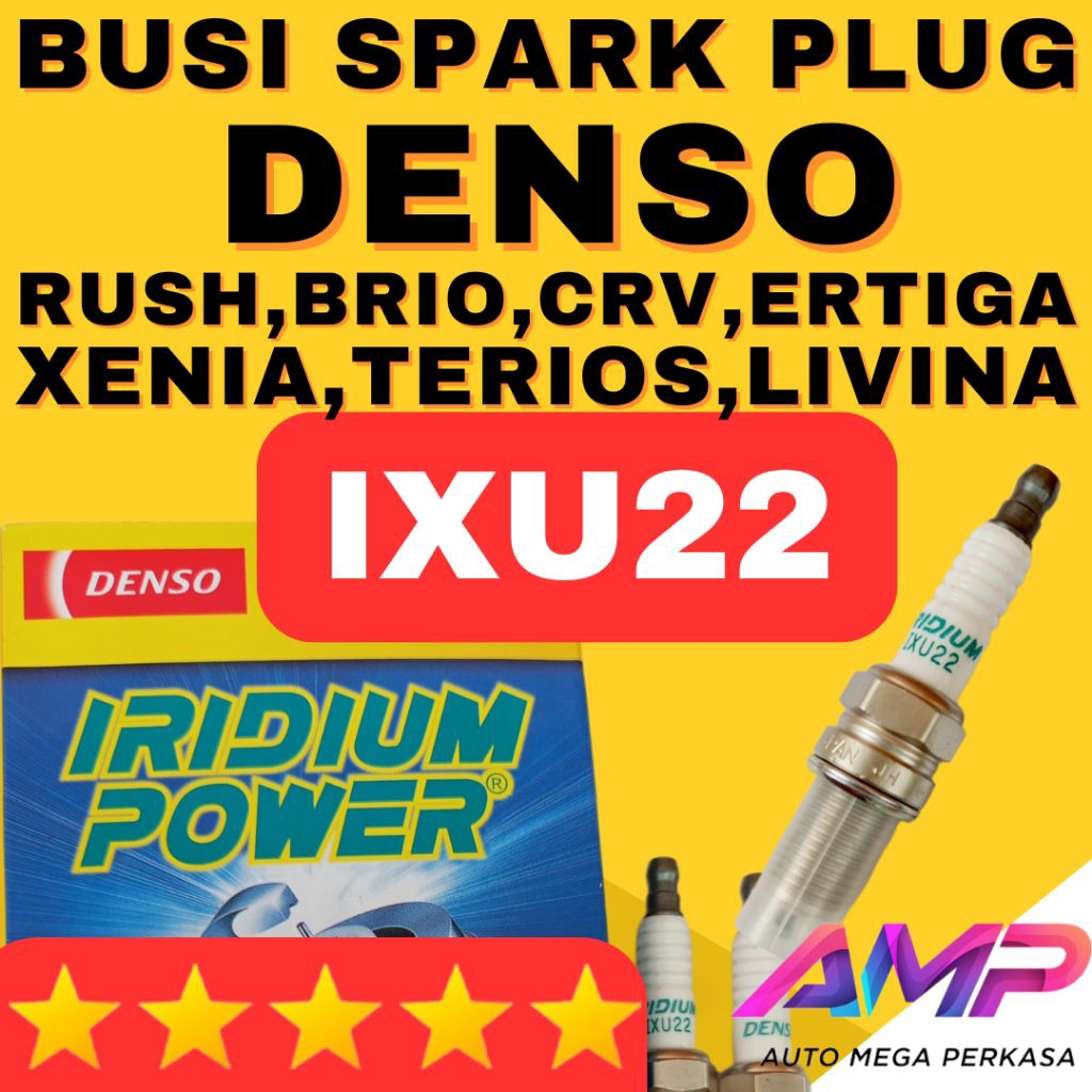 BUSI MOBIL DENSO IXU22 IRIDIUM POWER RUSH,BRIO,CRV,ERTIGA,XENIA,TERIOS,LIVINA
