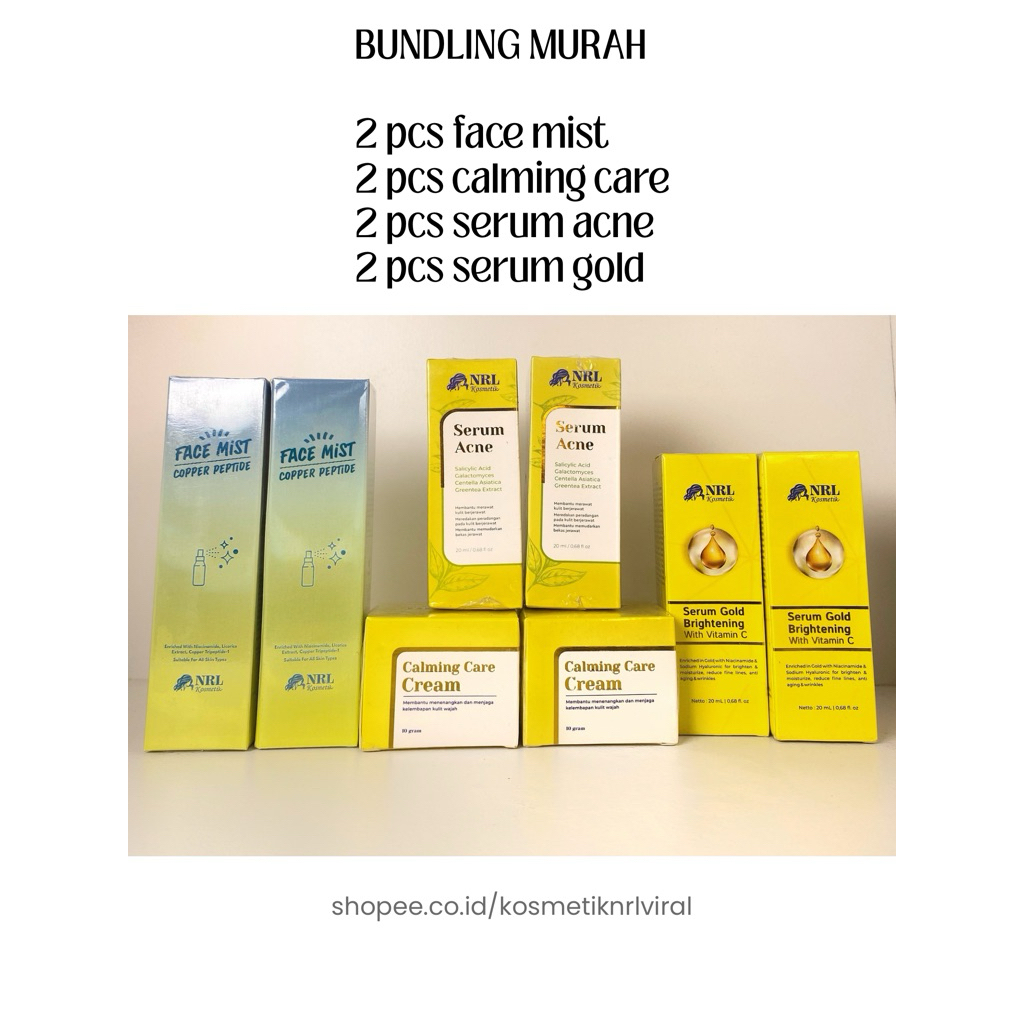 8 ITEM PRODUK NRL KOSMETIK untuk penggunaan di wajah