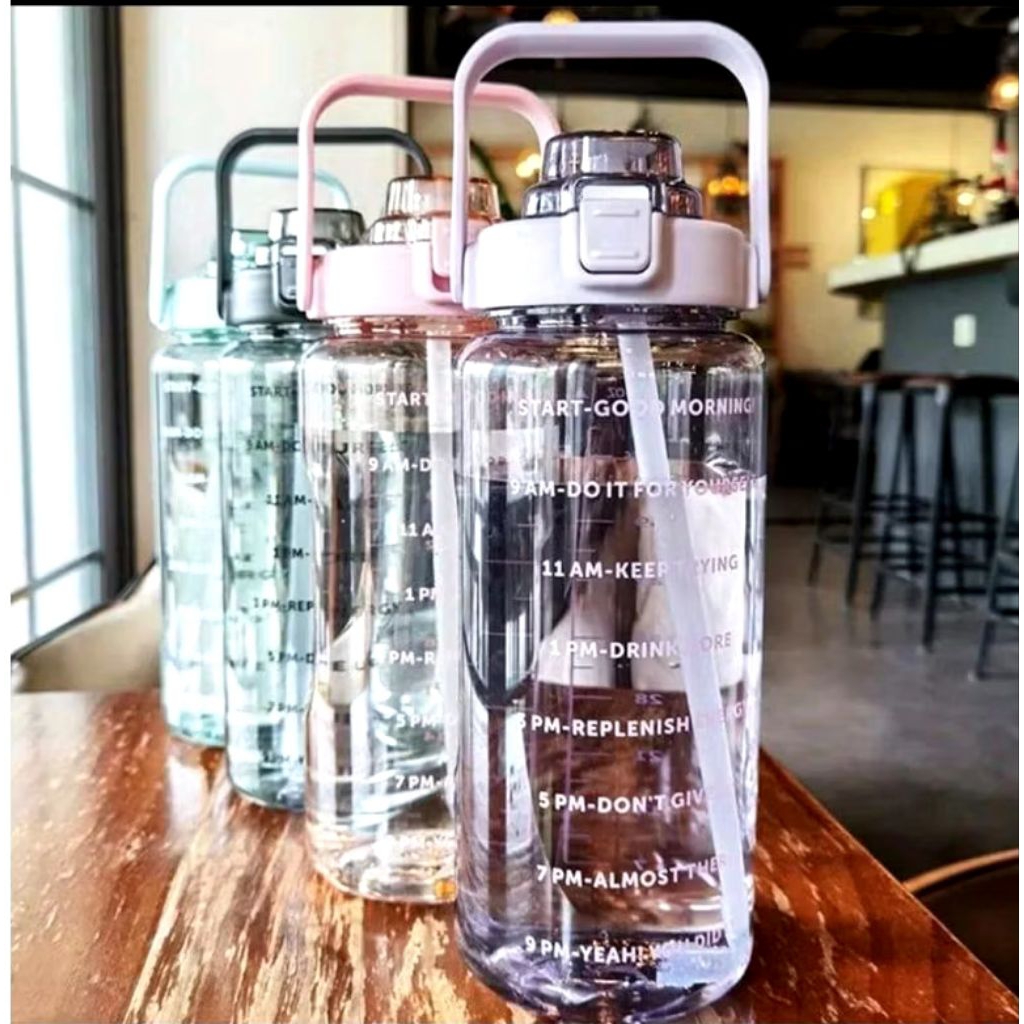 Botol Air Minum Jumbo Botol Viral 2 Liter