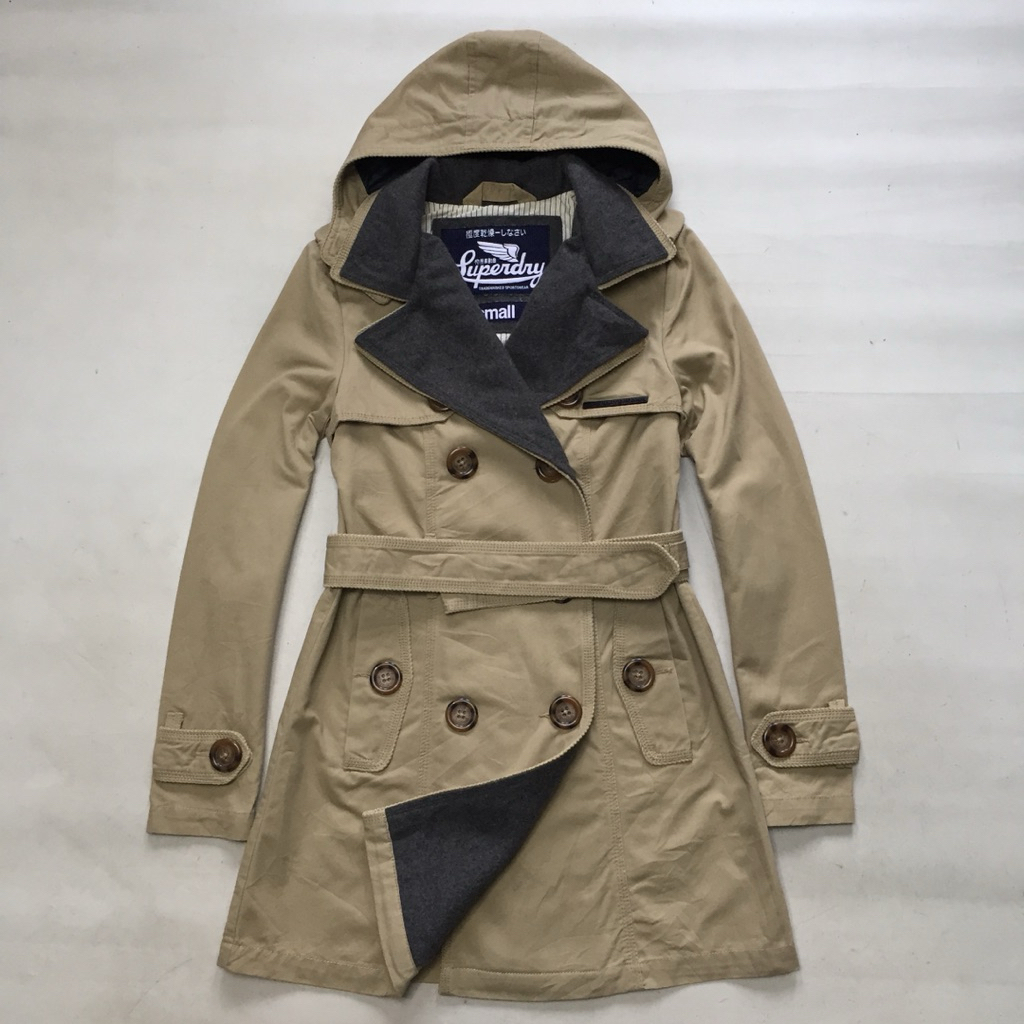 SUPERDRY TRENCH COAT JACKET