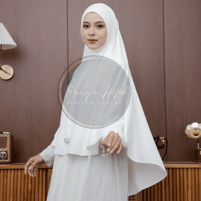 Hijab Instan Khimar Non Pet Jumbo Size XXXL Jersey Premium