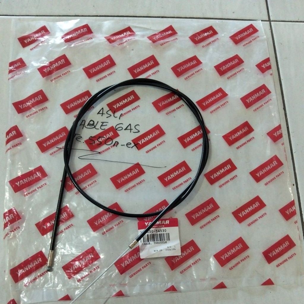 Asli jepang Cable Gas Yanmar Cultivator Te-550n . ex.