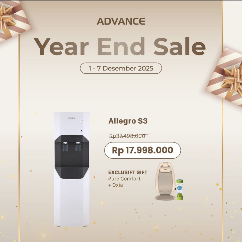 Advance water purifier allegro S3|penyaring air minum