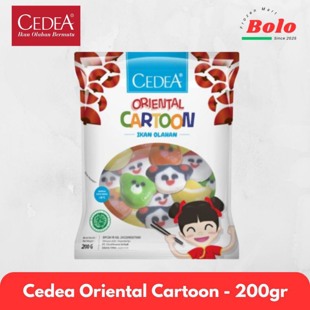 Cedea Oriental Cartoon / Olahan Ikan Karakter - 200gr