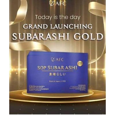 SOP SUBARASHI GOLD AFC JAPAN 100% ORIGINAL