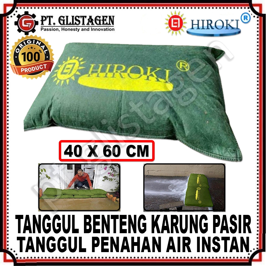 HIROKI Tanggul Instan Pasir Instan Tanggul Benteng Karung Pasir Instan Tanggul Air Instan Tanggul Pe