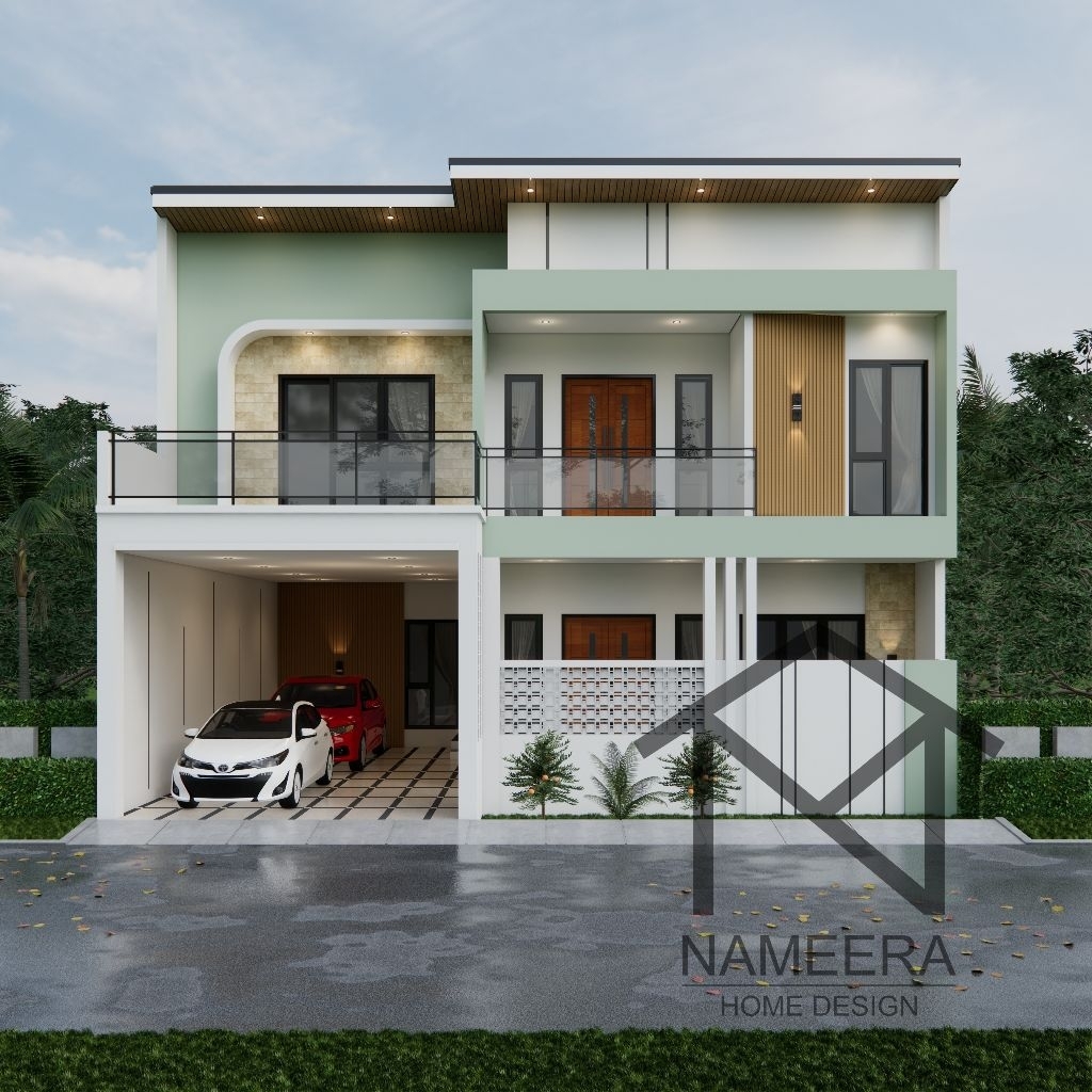 Jasa Desain Rumah Modern / Desain 3D Eksterior Rumah / Desain Rumah