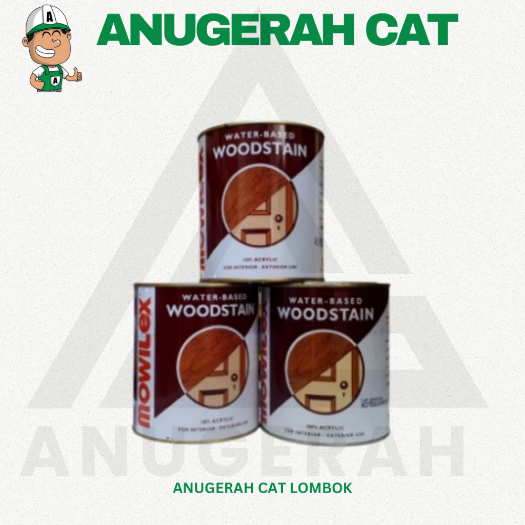 Cat Mowilex Woodstain 1 Liter Clear Finish - Mowilex Clear Finish for Wood