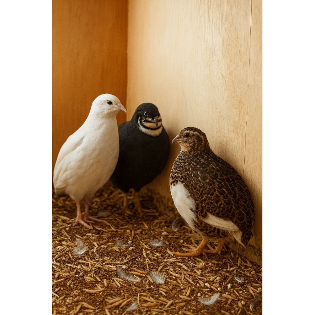 Telur Tetas Fertil Puyuh Batu Hias isi Aviary