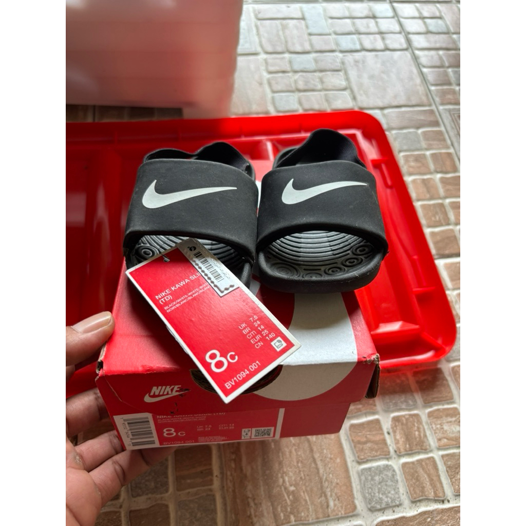 sepatu sandal nike anak preloved like new original