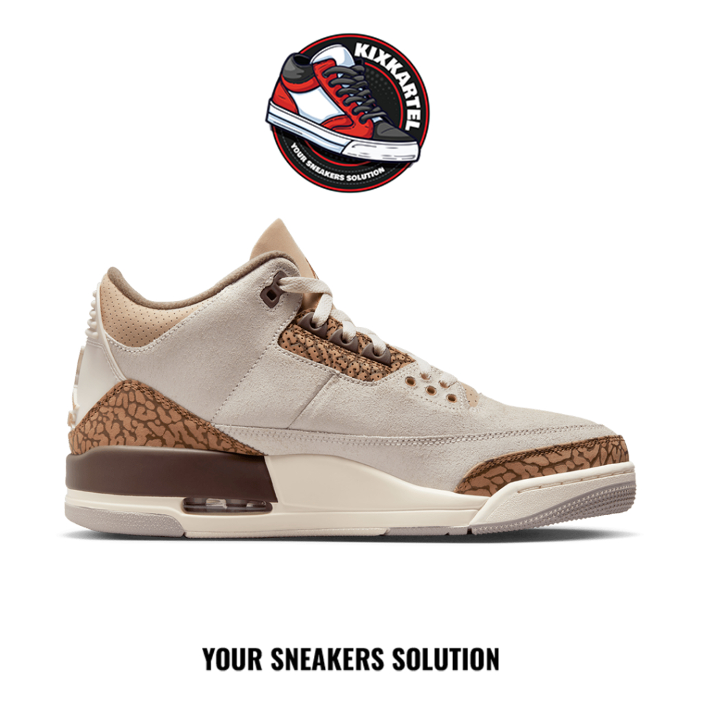 Nike Air Jordan 3 Retro Palomino Orewood Brown Cream Black Authentic