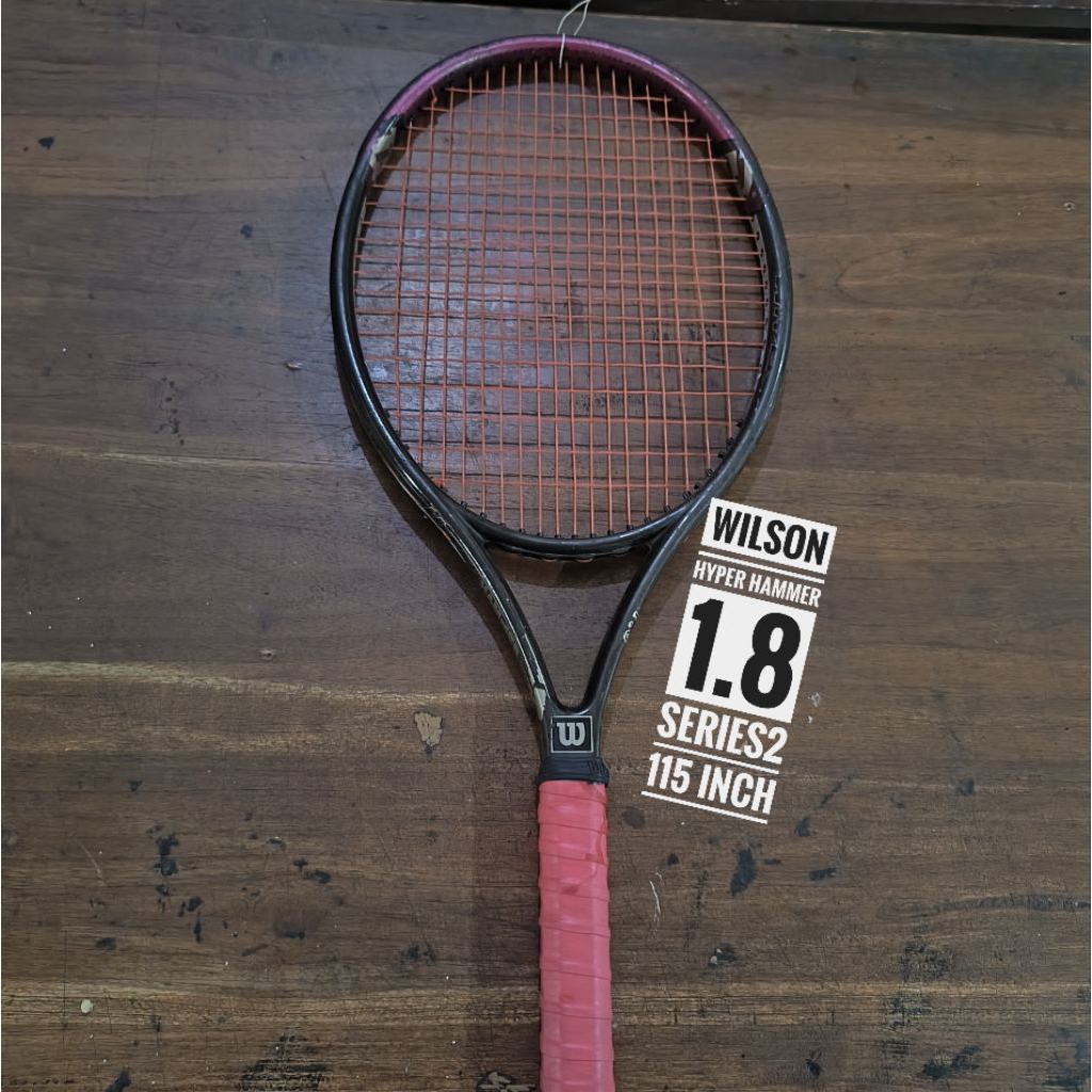 RAKET WILSON  HYPER HAMMER 1.8 ORI SECOND MULUS