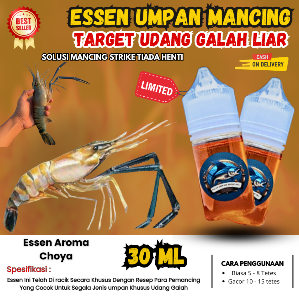 Essen Mancing Lobster Dan Udang Galah Liar Air Tawar Sungai Danau