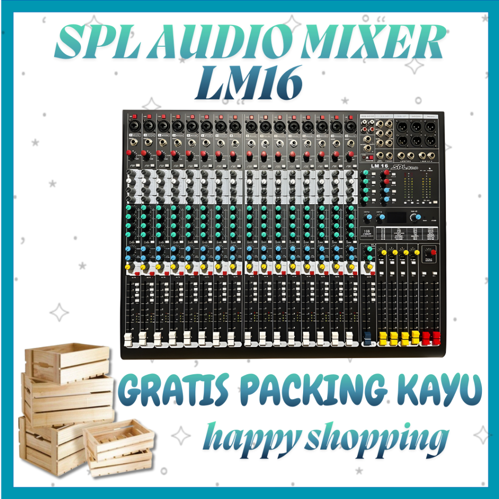 Mixer 16 Channel SPL Audio LM16