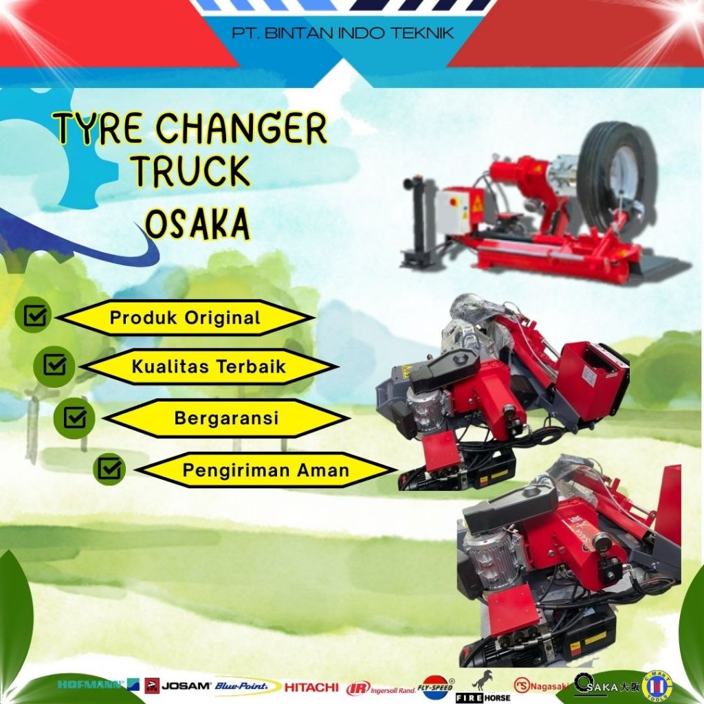TYRE CHANGER TRUCK // ALAT BONGKAR PASANG BAN TRUK OSAKA