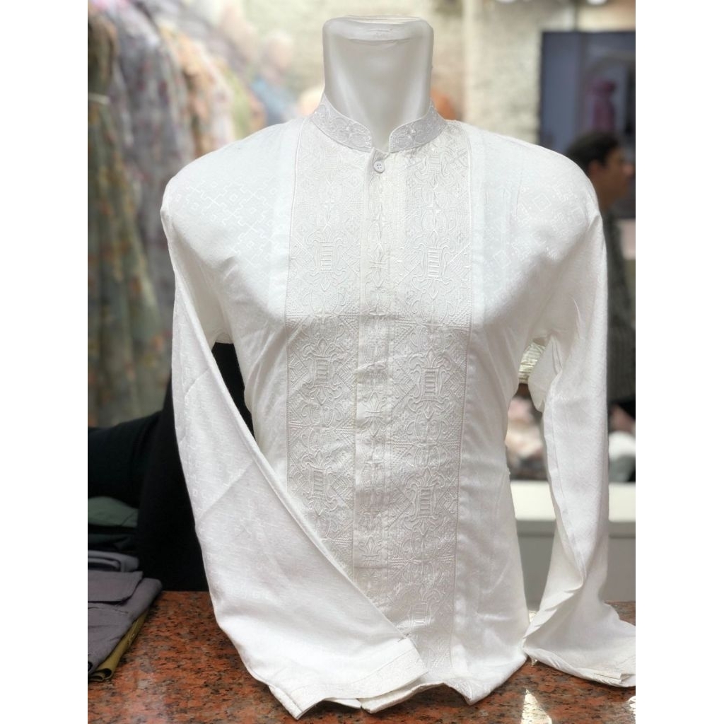 Baju Koko Hasgradini Lengan Panjang Senada