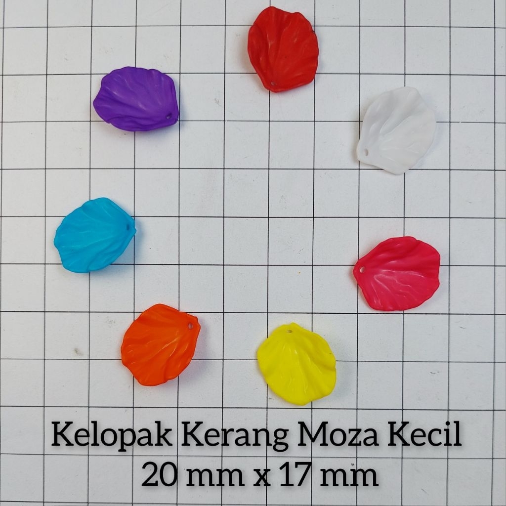 1 Pon Mote Kelopak Kerang Moza Kacil / Manik Kelopak