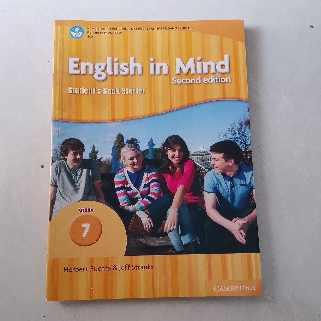 ORIGINAL Buku ENGLISH IN MIND SECOND EDITION - UntuK SMP/MTS Kelas 7