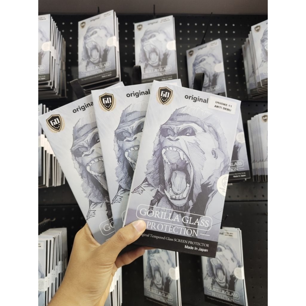 ANTI GORES PREMIUM GORILLA GLASS FOR IPHONE 11 ANTI DEBU SUPER AMAN