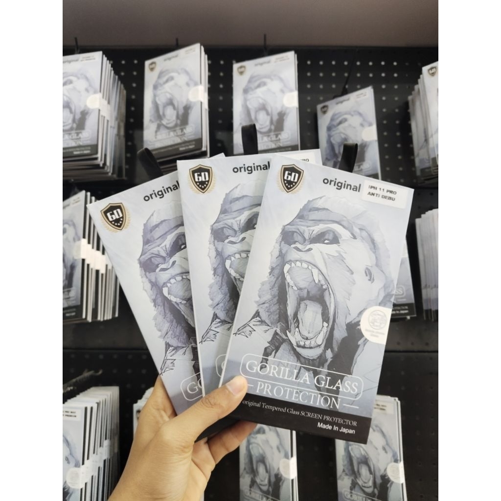 ANTI GORES PREMIUM GORILLA GLASS FOR IPHONE 11 PRO SUPER AMAN ANTI DEBU SPY PRIVACY