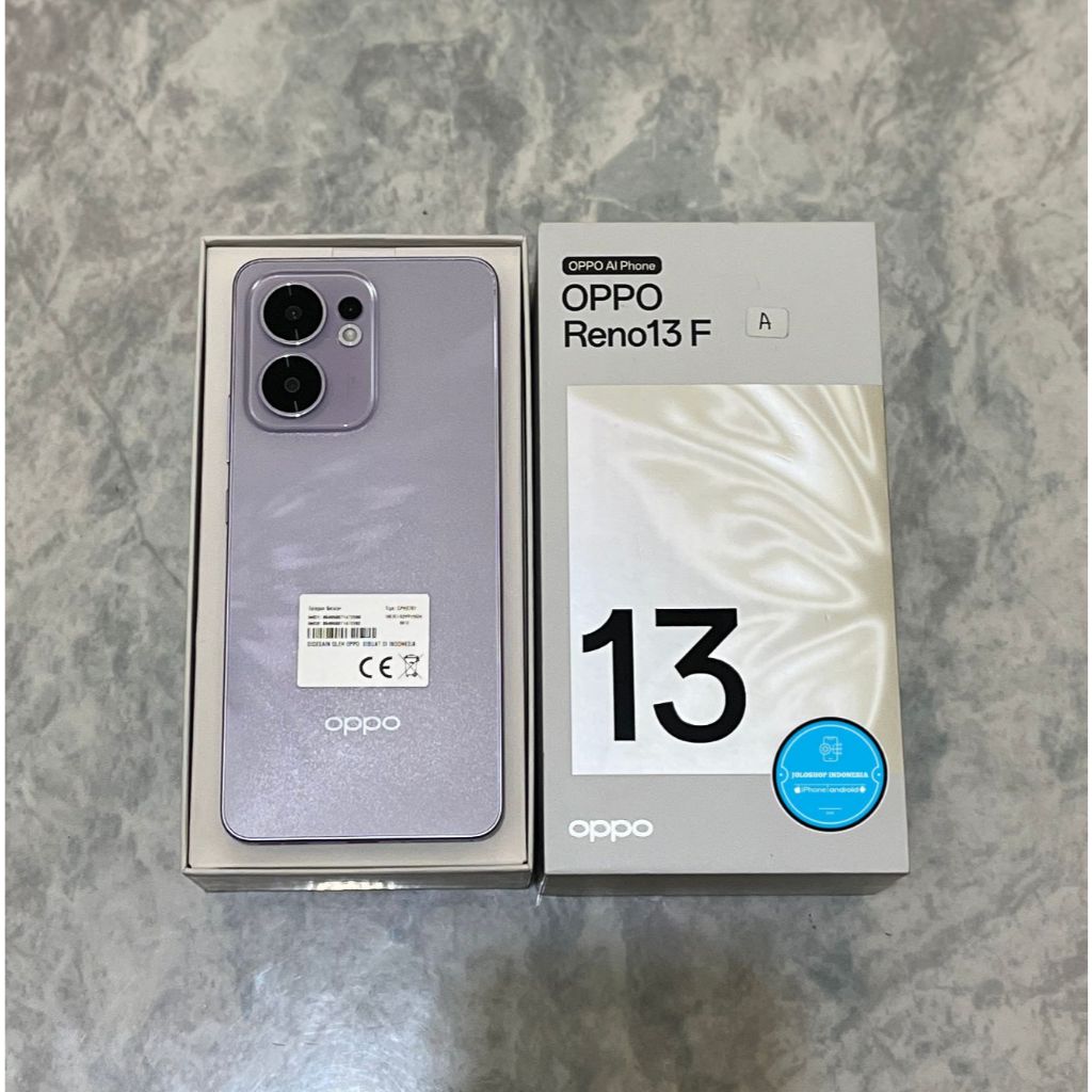 OPPO RENO 13F 4G 8/256GB SECOND FULLSET GARANSI
