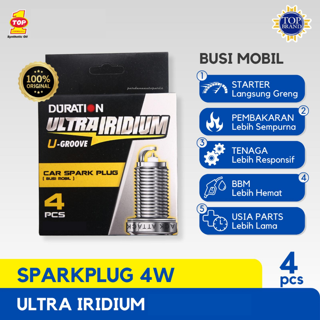 Busi Toyota Avanza 2015-, Veloz 2015-, Agya 1.2, Calya 1.2, Etios, Rush 2017-, Sienta, Vios 2016, Ya