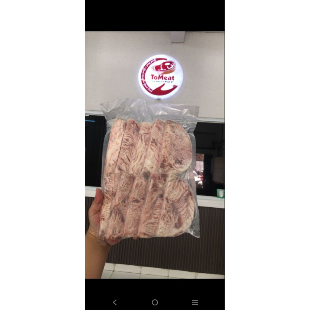 Daging wagyu mess premium meltique ukuran steak - 1kg