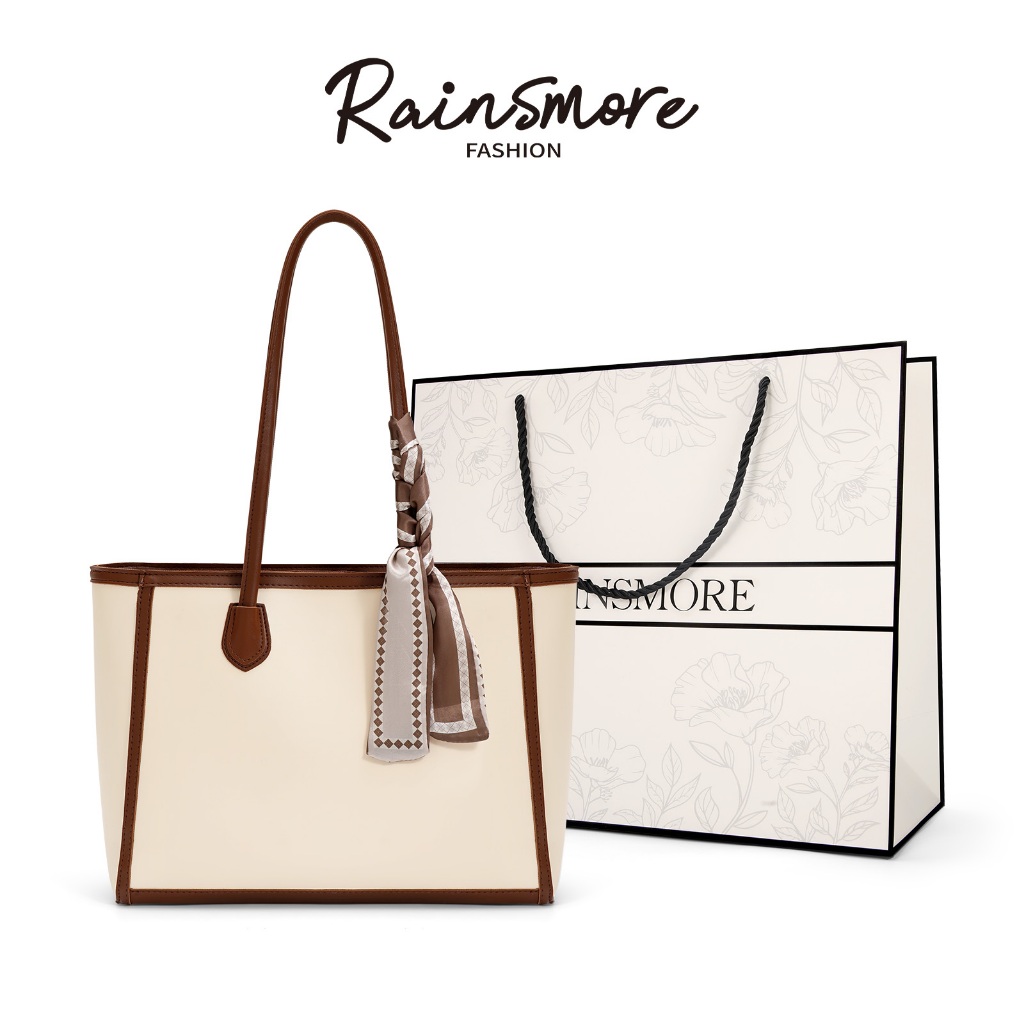 Tas Wanita Kapasitas Besar Model Baru dengan Tekstur Mewah, Tas Tote Bahu Fashion untuk Kerja & Bela