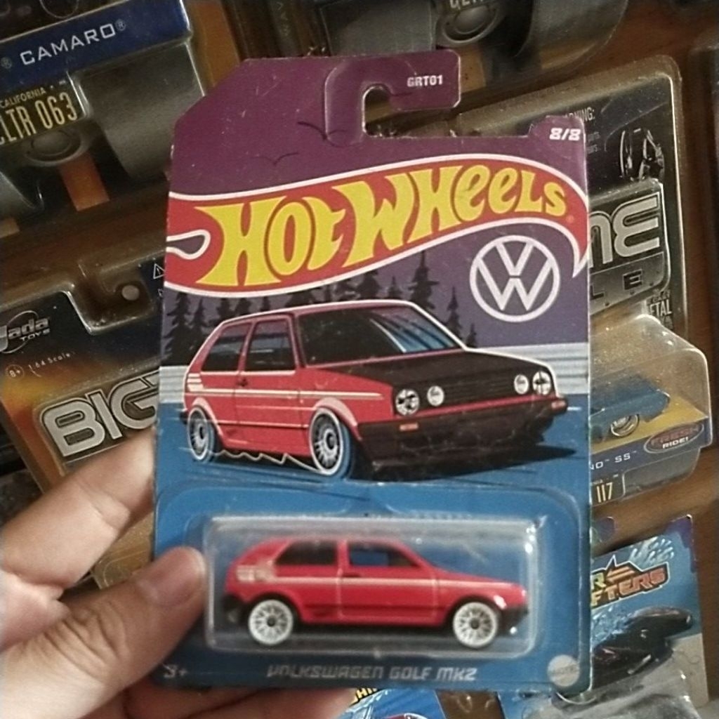 Hotwheels Vw Series  Mk2 Golf Retro