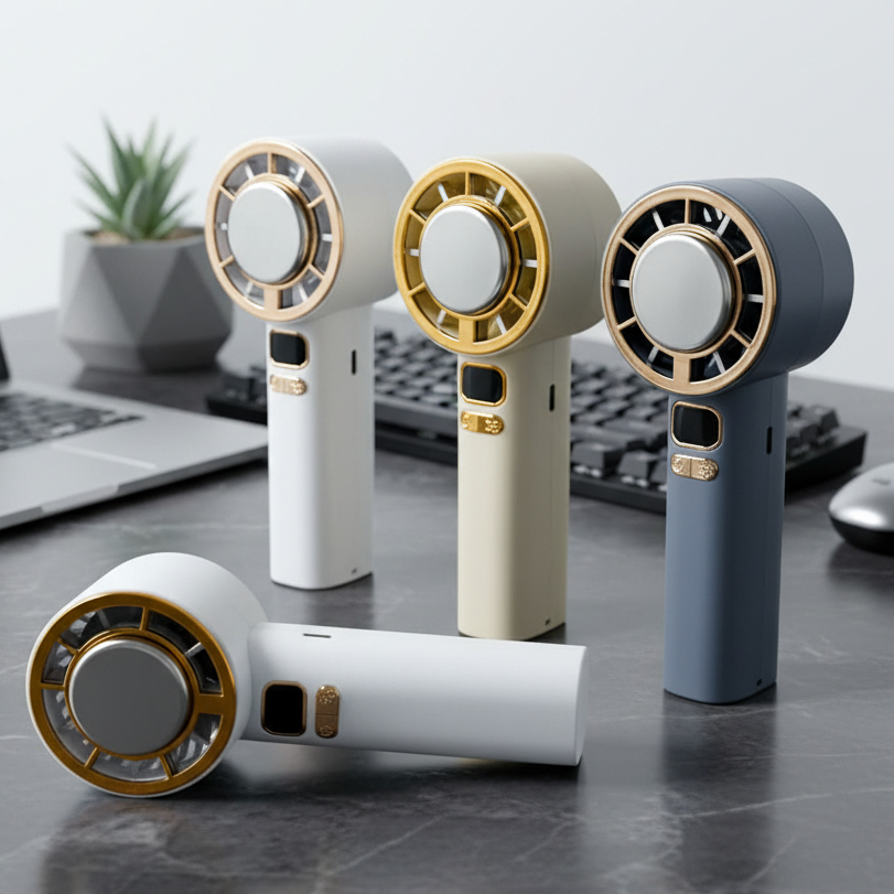 Kipas Angin Tangan mini Portable Fleco F1 - Kipas Angin Tangan Fleco - Ada Pendingin 120 Speed Ringk