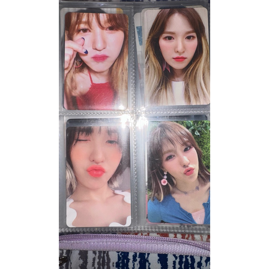 wendy red velvet photocard pc red summer feel my rhythm