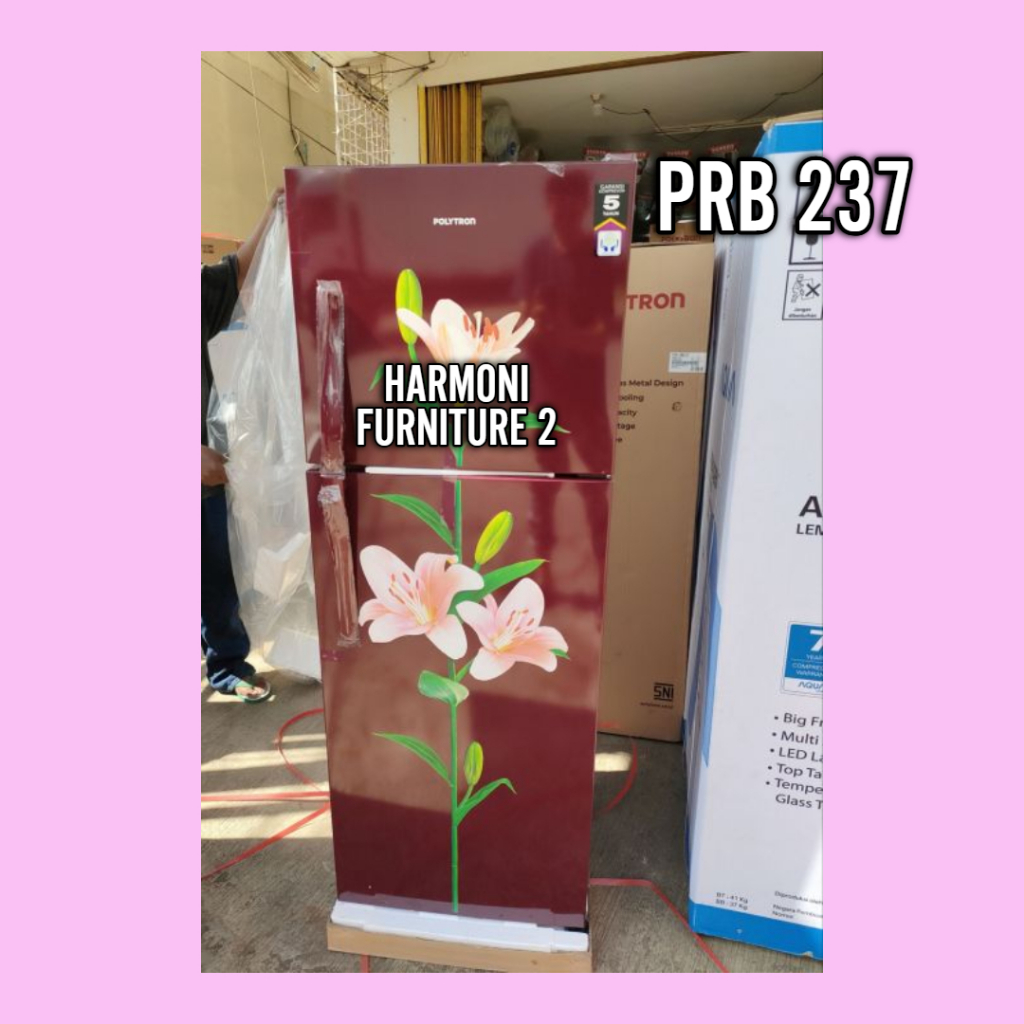 KULKAS 2 PINTU POLYTRON PRB 237 220 LITER KULKAS POLYTRON 2 PINTU PRB 237 220 LITER