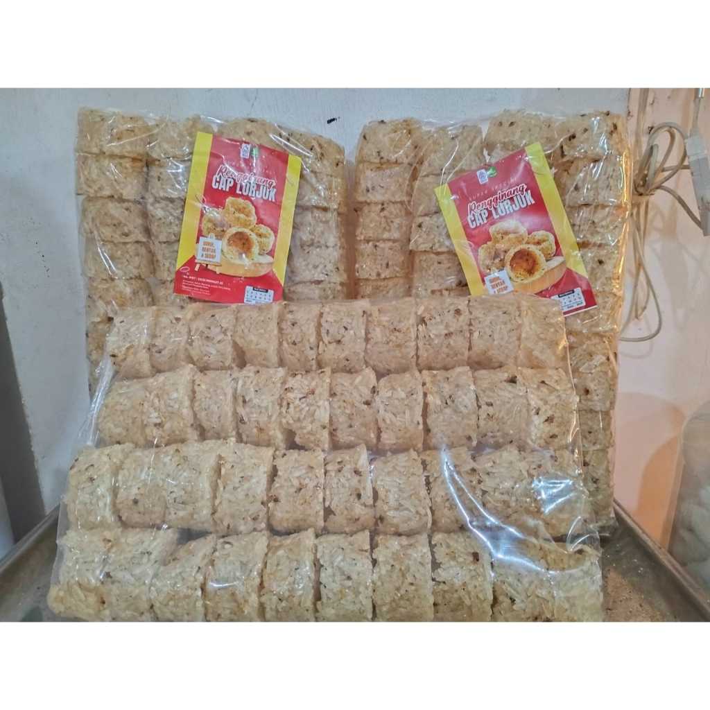 Rengginang Lorjuk Mentah Khas Madura - rengginang ketan mentah - rangginang mentah - kerupuk krupuk 