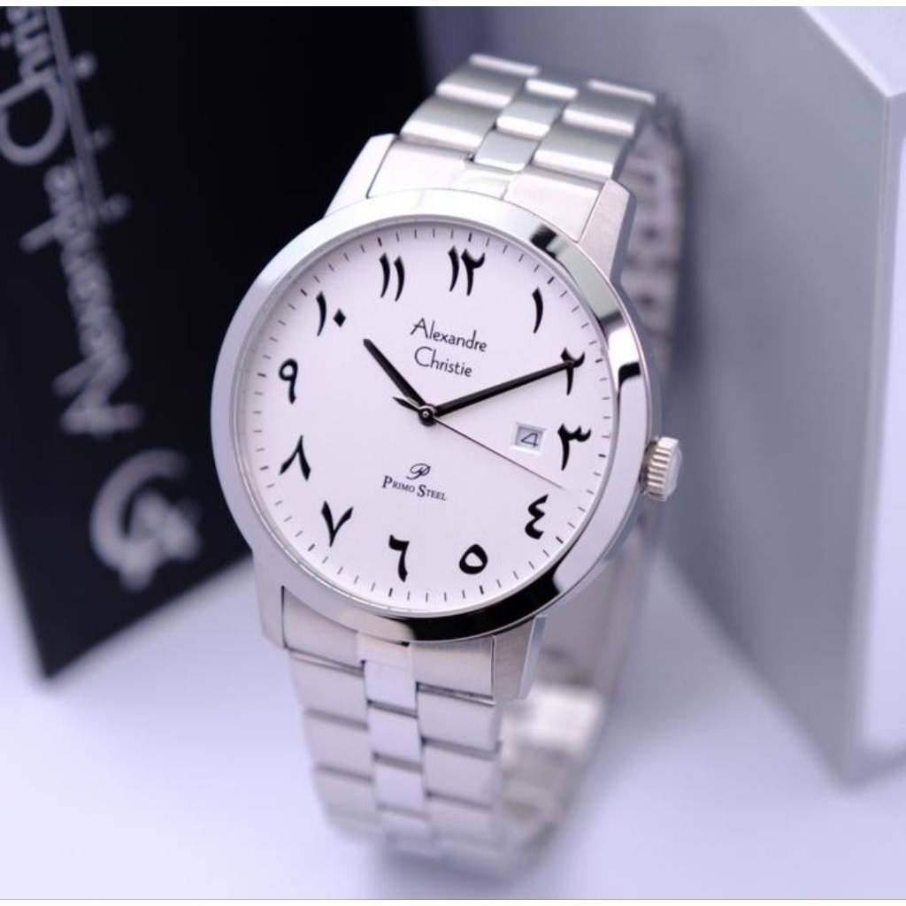 Jam Tangan Pria Alexandre Christie Original AC1007MD Angka Arab