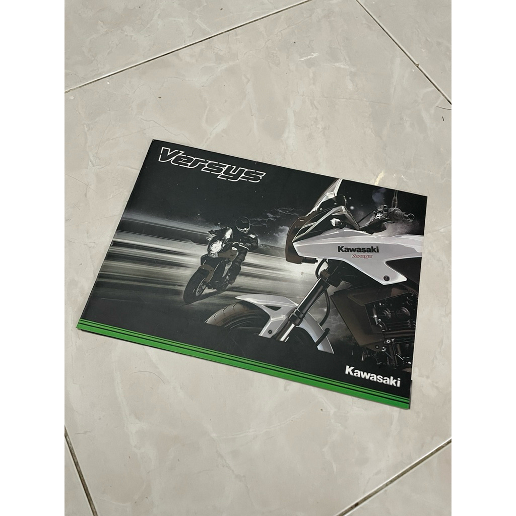 Brosur Kawasaki Versys 650 Original Lipat 3 Motor bukan leaflet booklet buku manual service book mog