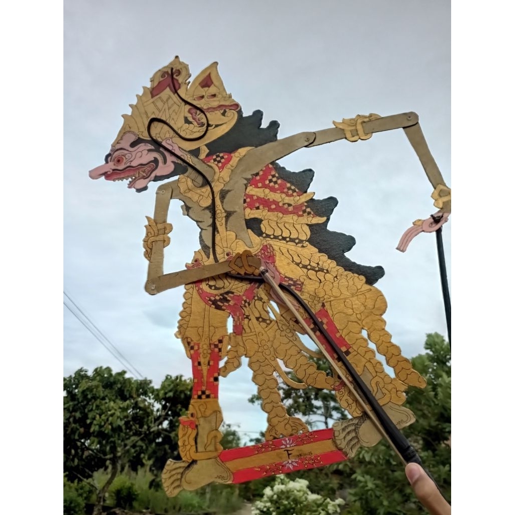 Wayang kertas tokoh ratu sabrang harga 100k