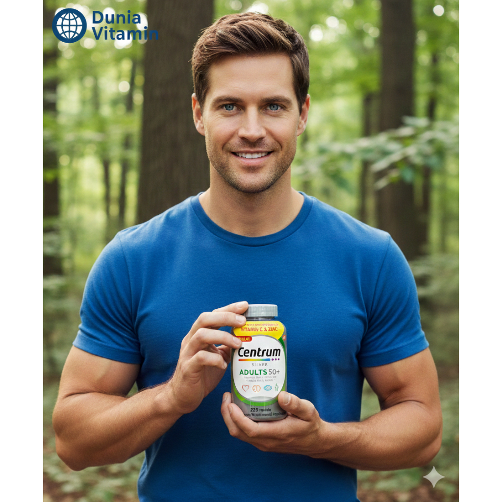 Centrum Silver 50+ 325 Tablets - Supports Immune System & Antioxidant Protection, Ori Made in USA.
