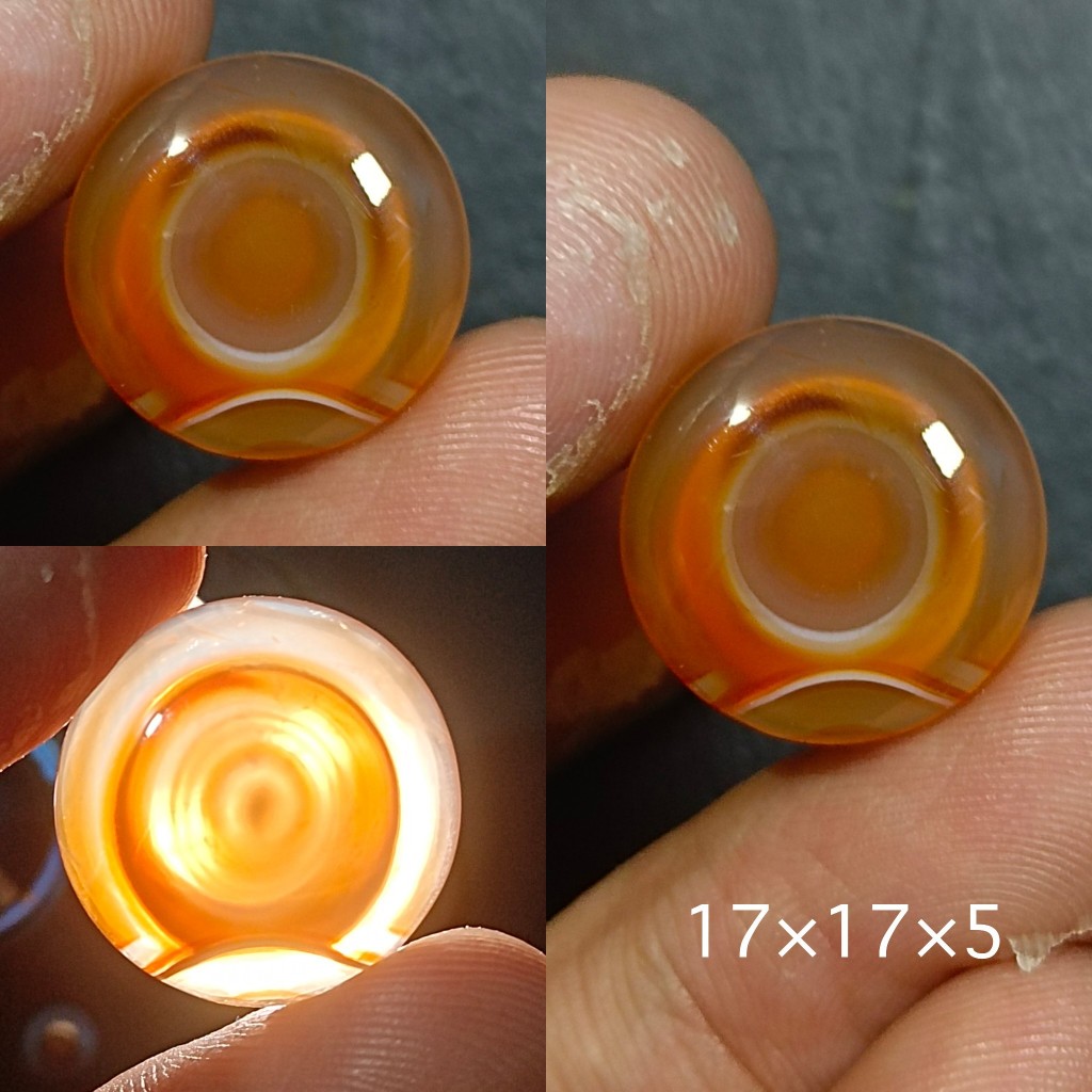 Batu Akik Natural Motif Gambar Puser Mata Dewa Paku Bumi Antik 82