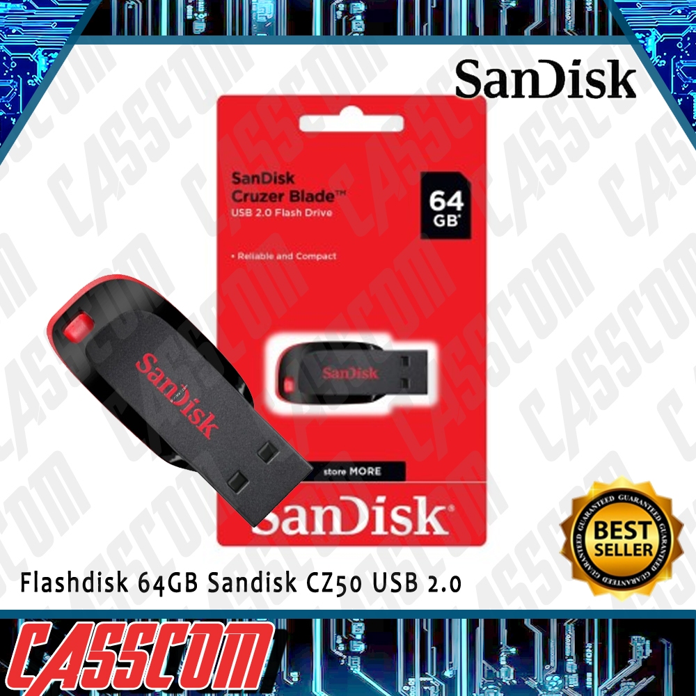 FD Sandisk CZ50 64gb Flashdisk