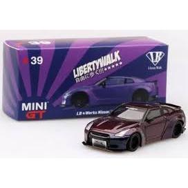 MiniGT Mini GT Nissan GTR Magic Purple LBworks Liberty Walk 1/64
