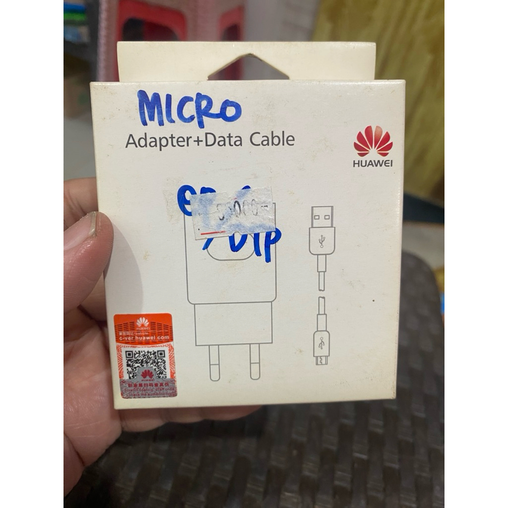 New Huawei Adapter+Datacable Micro USB