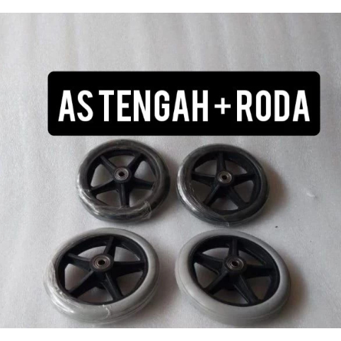 Roda Depan Kursi Roda / Ban Depan Kursi Roda 6 inci