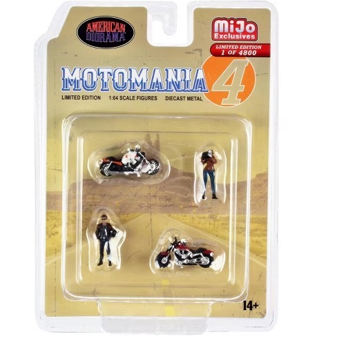 American Diorama Motomania 4 Figures Set Mijo Exclusive